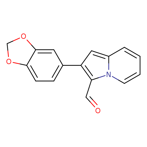2-(1,3-Benzodioxol-5-yl)indolizine-3-carboxaldehyde