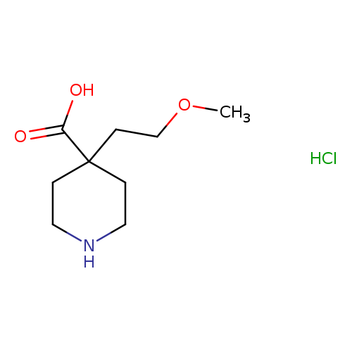 4-(2-methoxyethyl)piperidine-4-carboxylic acid hydrochloride