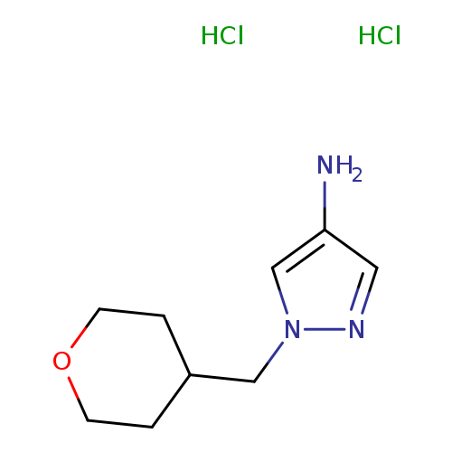 1-[(oxan-4-yl)methyl]-1H-pyrazol-4-amine dihydrochloride