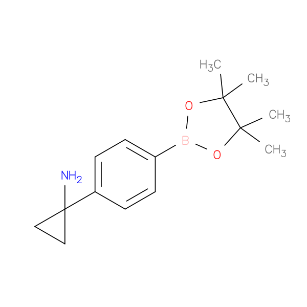 4-(1-Aminocyclopropyl)phenylboronic acid, pinacol ester