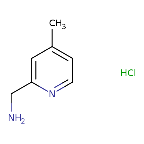 2-Pyridinemethanamine, 4-methyl-, hydrochloride (1:1)