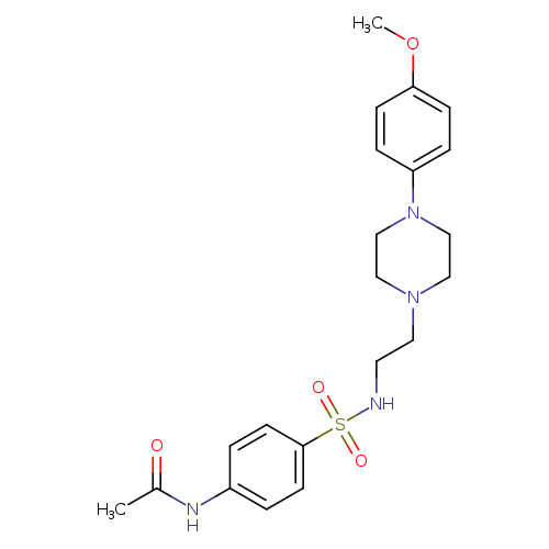 N-[4-({2-[4-(4-methoxyphenyl)piperazin-1-yl]ethyl}sulfamoyl)phenyl]acetamide