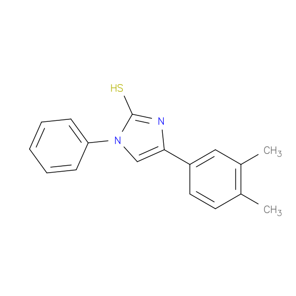 4-(3,4-dimethylphenyl)-1-phenyl-1H-imidazole-2-thiol
