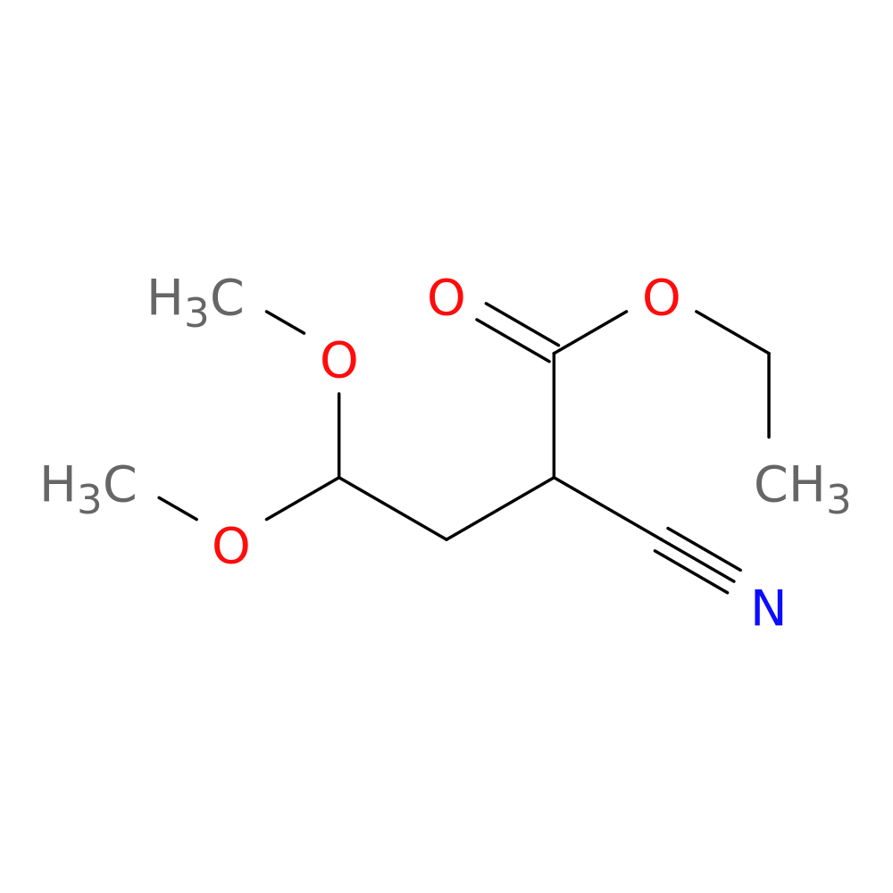 Ethyl 2-cyano-4,4-dimethoxybutanoate