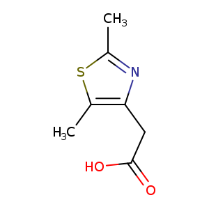 4-Thiazoleacetic acid, 2,5-dimethyl-