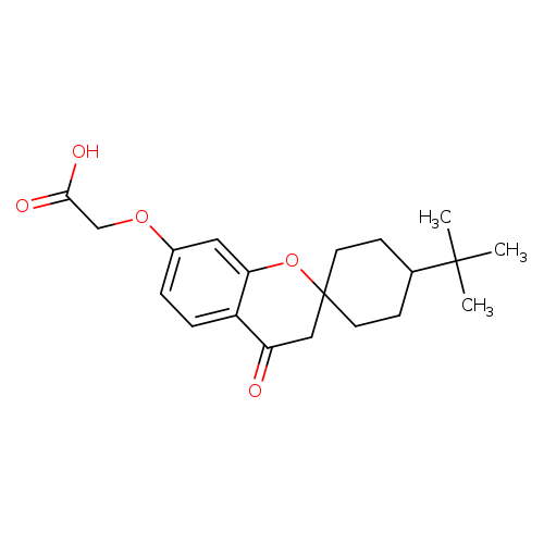 [(4'-tert-Butyl-4-oxo-3,4-dihydrospiro[chromene-2,1'-cyclohexan]-7-yl)oxy]acetic acid