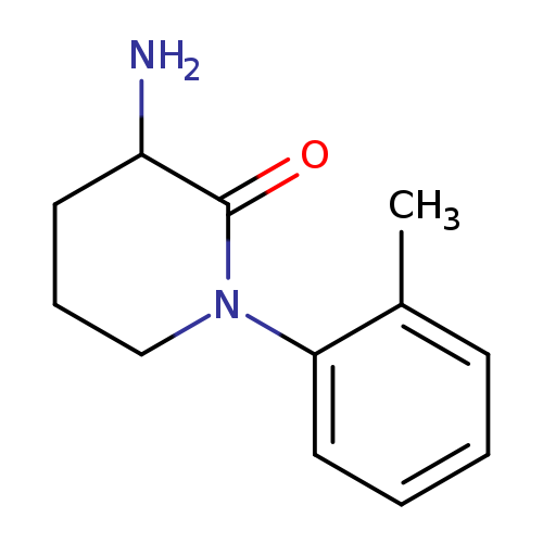 3-AMINO-1-(2-METHYLPHENYL)PIPERIDIN-2-ONE