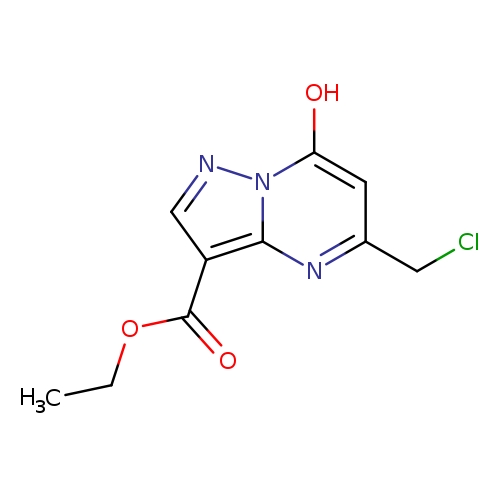 ethyl 5-(chloromethyl)-7-hydroxypyrazolo[1,5-a]pyrimidine-3-carboxylate