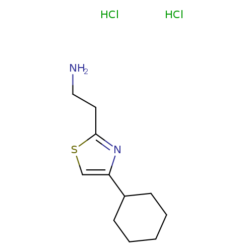 2-(4-cyclohexyl-1,3-thiazol-2-yl)ethan-1-amine dihydrochloride