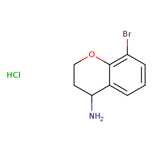 8-bromo-3,4-dihydro-2H-1-benzopyran-4-amine hydrochloride