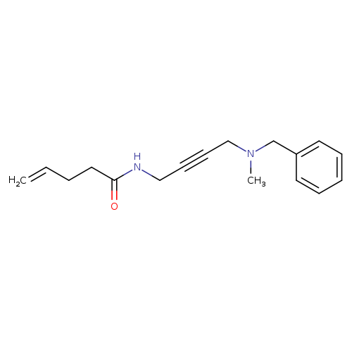 N-{4-[benzyl(methyl)amino]but-2-yn-1-yl}pent-4-enamide