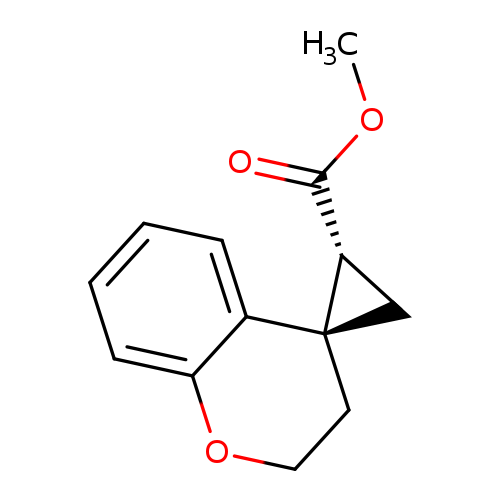 rel-methyl (3'R,4S)-2,3-dihydrospiro[1-benzopyran-4,1'-cyclopropane]-3'-carboxylate