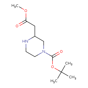 N-4-BOC-2-PIPERAZINEACETIC ACID METHYL ESTER