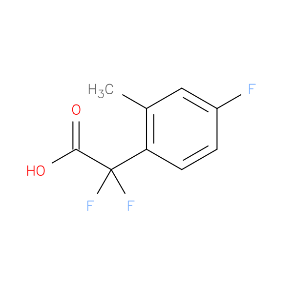 2,2-Difluoro-2-(4-fluoro-2-methylphenyl)acetic acid