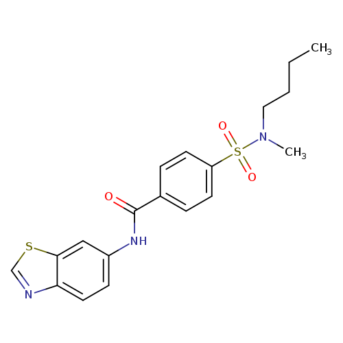 N-(1,3-benzothiazol-6-yl)-4-[butyl(methyl)sulfamoyl]benzamide
