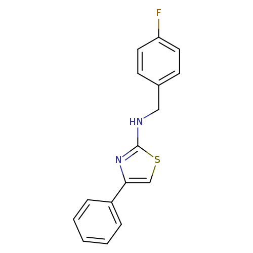 N-[(4-fluorophenyl)methyl]-4-phenyl-1,3-thiazol-2-amine