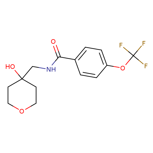 N-[(4-hydroxyoxan-4-yl)methyl]-4-(trifluoromethoxy)benzamide