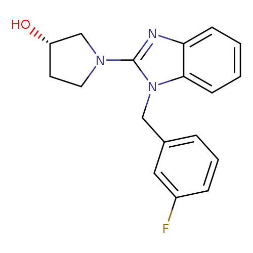 (S)-1-(1-(3-Fluorobenzyl)-1H-benzo[d]imidazol-2-yl)pyrrolidin-3-ol