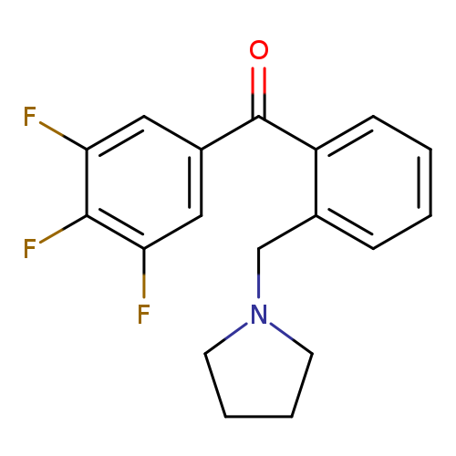 2'-Pyrrolidinomethyl-3,4,5-trifluorobenzophenone