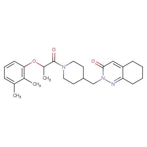 2-({1-[2-(2,3-dimethylphenoxy)propanoyl]piperidin-4-yl}methyl)-2,3,5,6,7,8-hexahydrocinnolin-3-one