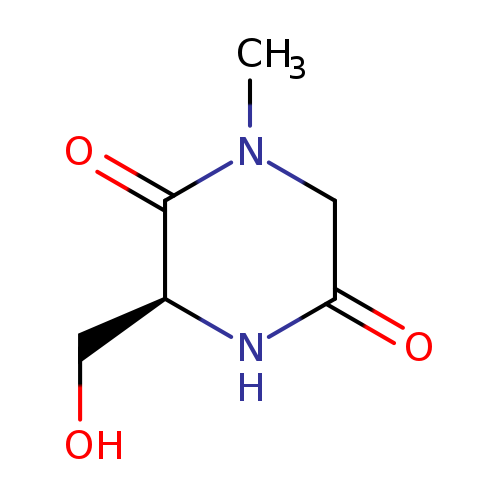 2,5-Piperazinedione, 3-(hydroxymethyl)-1-methyl-, (3S)-