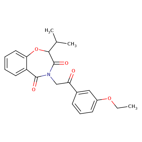 4-[2-(3-ethoxyphenyl)-2-oxoethyl]-2-(propan-2-yl)-2,3,4,5-tetrahydro-1,4-benzoxazepine-3,5-dione