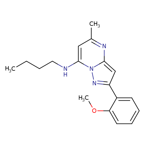 N-butyl-2-(2-methoxyphenyl)-5-methylpyrazolo[1,5-a]pyrimidin-7-amine
