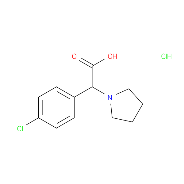 2-(4-Chlorophenyl)-2-(pyrrolidin-1-yl)acetic acid hydrochloride