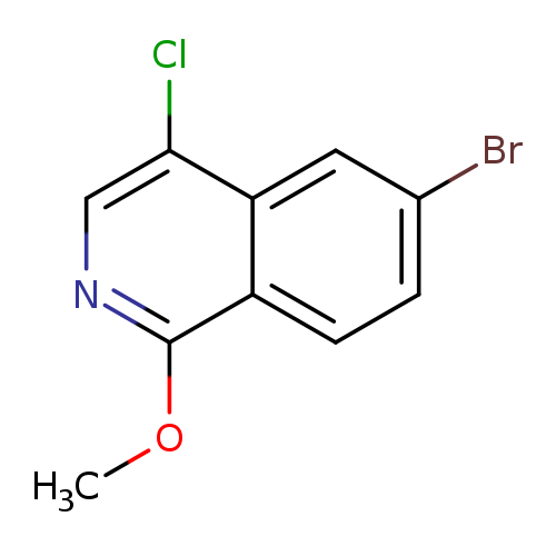 6-bromo-4-chloro-1-methoxyisoquinoline