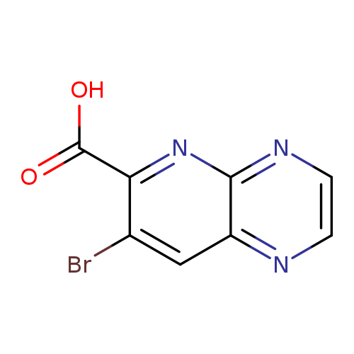 7-Bromopyrido[2,3-b]pyrazine-6-carboxylic acid
