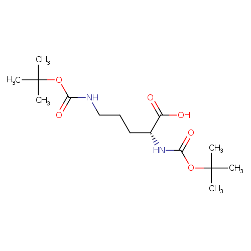 D-Ornithine, N2,N5-bis[(1,1-dimethylethoxy)carbonyl]-