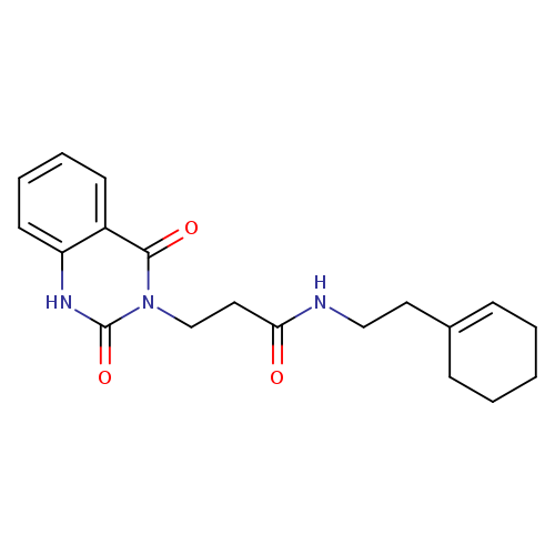 N-[2-(cyclohex-1-en-1-yl)ethyl]-3-(2,4-dioxo-1,2,3,4-tetrahydroquinazolin-3-yl)propanamide
