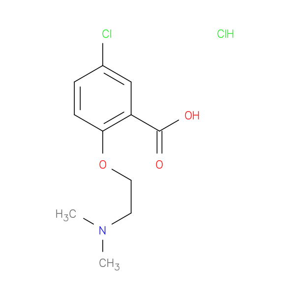 5-chloro-2-[2-(dimethylamino)ethoxy]benzoic acid hydrochloride