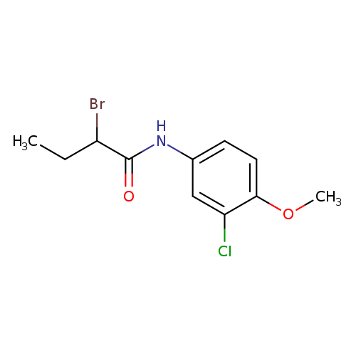 2-Bromo-n-(3-chloro-4-methoxyphenyl)butanamide