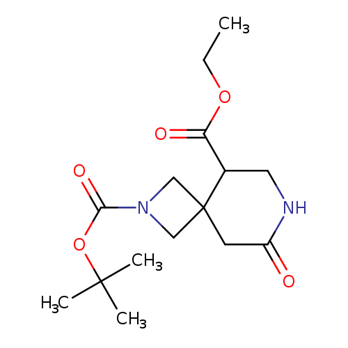2-tert-butyl 5-ethyl 8-oxo-2,7-diazaspiro[3.5]nonane-2,5-dicarboxylate