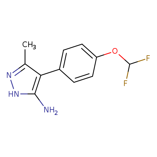 4-[4-(difluoromethoxy)phenyl]-3-methyl-1H-pyrazol-5-amine