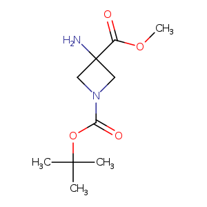 1,​3-​Azetidinedicarboxyli​c acid, 3-​amino-​, 1-​(1,​1-​dimethylethyl) 3-​methyl ester