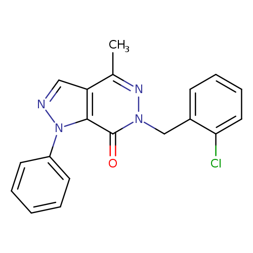 6-[(2-chlorophenyl)methyl]-4-methyl-1-phenyl-1H,6H,7H-pyrazolo[3,4-d]pyridazin-7-one