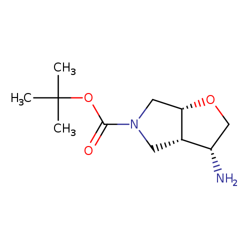 rac-tert-butyl(3R,3aS,6aR)-3-amino-hexahydro-2H-furo[2,3-c]pyrrole-5-carboxylate