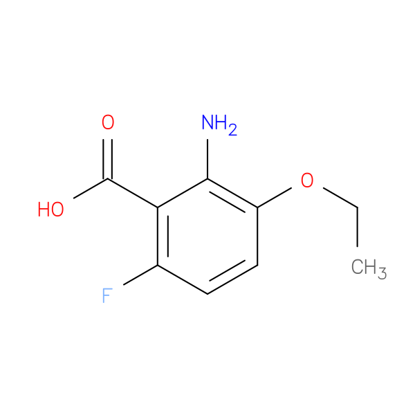 2-amino-3-ethoxy-6-fluorobenzoic acid