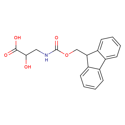 Propanoic acid, 3-[[(9H-fluoren-9-ylmethoxy)carbonyl]amino]-2-hydroxy-