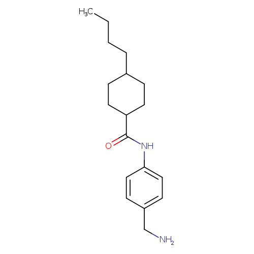 N-[4-(aminomethyl)phenyl]-4-butylcyclohexane-1-carboxamide