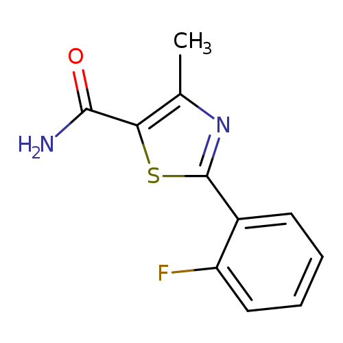 2-(2-fluorophenyl)-4-methyl-1,3-thiazole-5-carboxamide