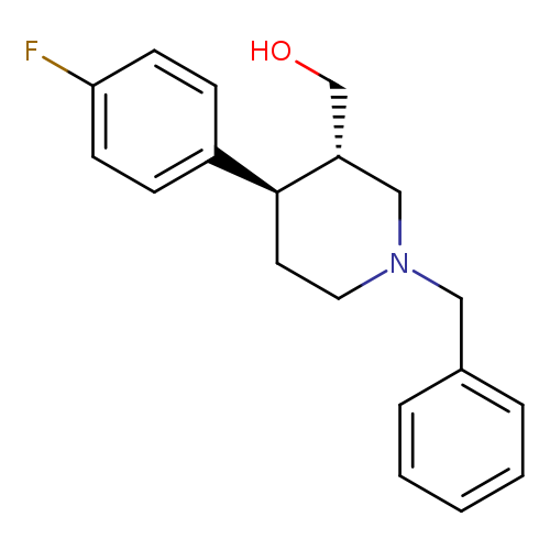 3-Piperidinemethanol, 4-(4-fluorophenyl)-1-(phenylmethyl)-, (3S,4R)-