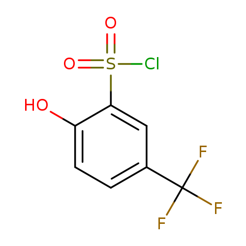 2-hydroxy-5-(trifluoromethyl)benzene-1-sulfonyl chloride