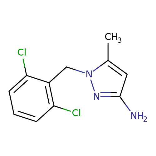 1-[(2,6-dichlorophenyl)methyl]-5-methyl-1H-pyrazol-3-amine