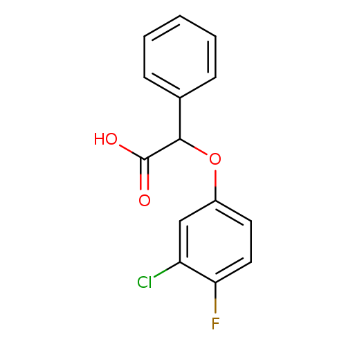 2-(3-Chloro-4-fluorophenoxy)-2-phenylacetic acid