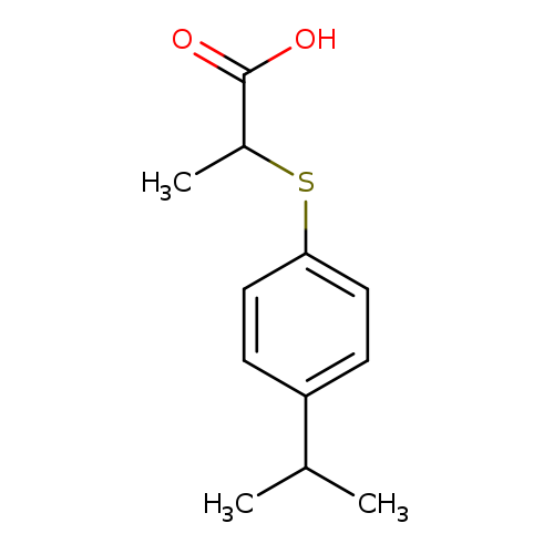 2-([4-(Propan-2-yl)phenyl]sulfanyl)propanoic acid