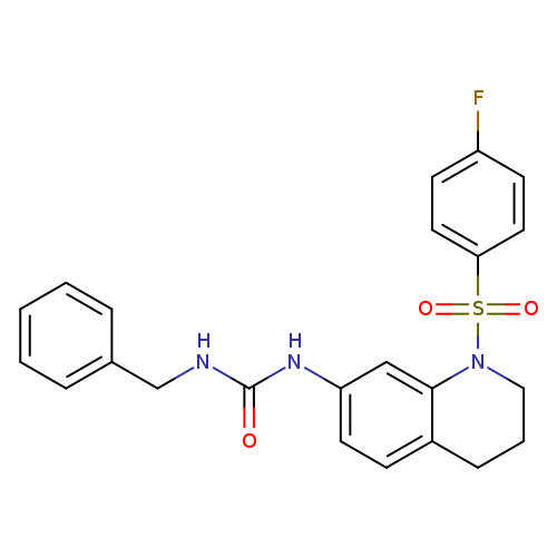 1-benzyl-3-[1-(4-fluorobenzenesulfonyl)-1,2,3,4-tetrahydroquinolin-7-yl]urea