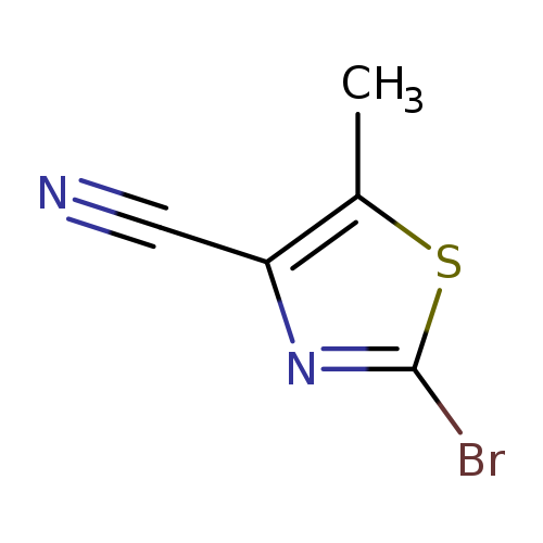 4-​Thiazolecarbonitrile​, 2-​bromo-​5-​methyl-